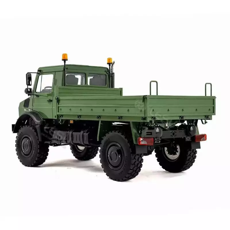 Camion RC tout-terrain U4023 4x4 1/14 Lesu en kit (peint en vert foncé) - LESU MT-44023-KIT-S