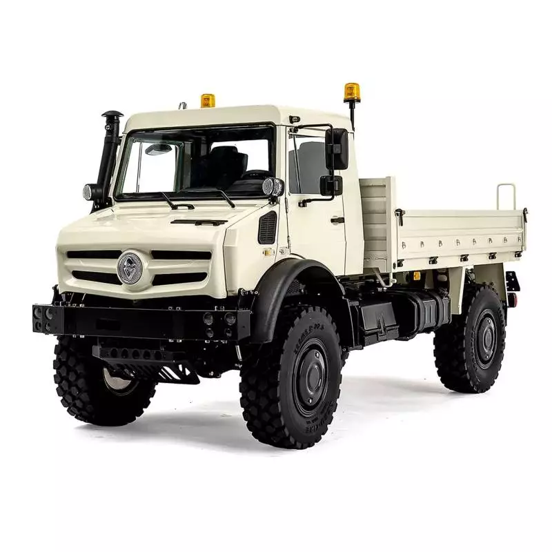 Camion RC tout-terrain U4023 4x4 1/14 Lesu en kit (peint en beige) - LESU MT-44023-KIT-S