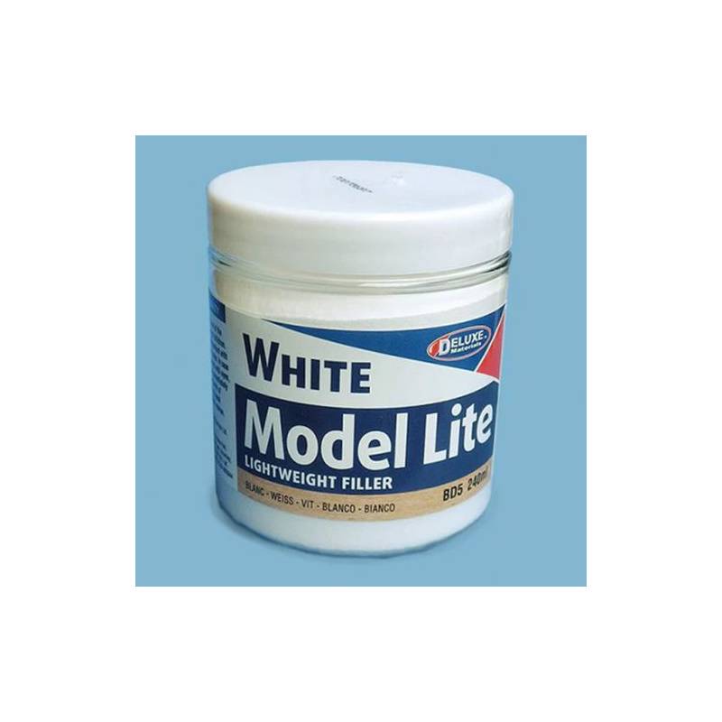 Fine filler sealant for modeling, 240ml pot, white - Deluxe Materials BD5