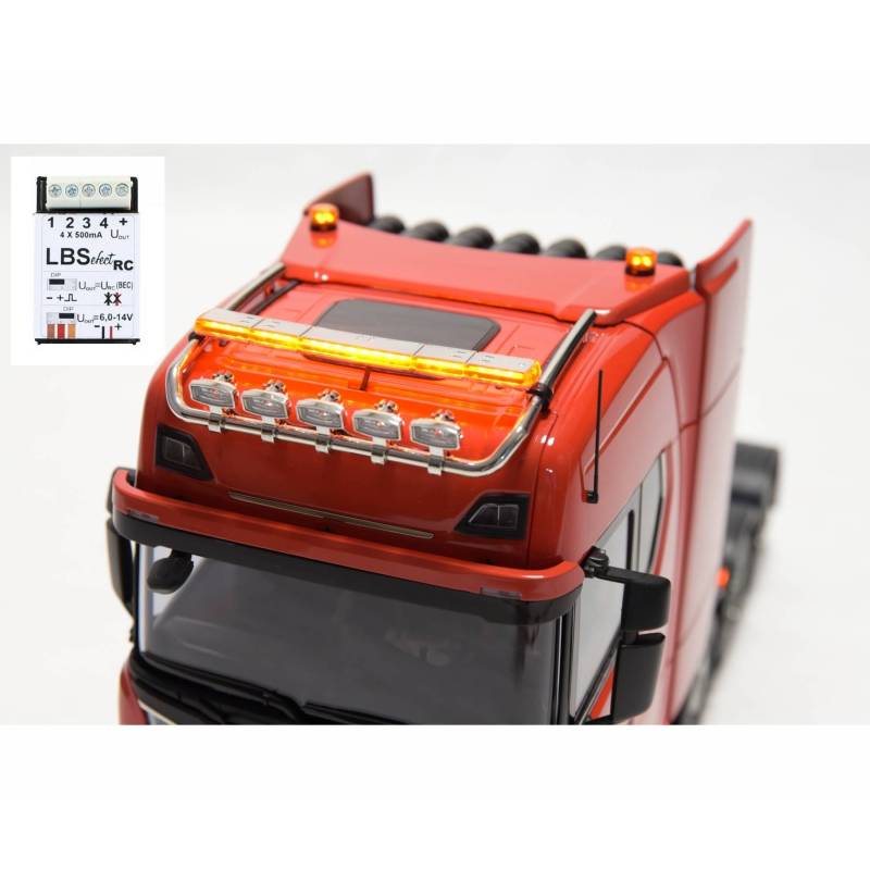 Flash ramp for 1/14 RC truck 7.2V and 12V with LBSefect