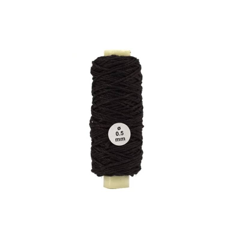 Fil de gréement en coton marron diamètre 0,5 mm et longueur 20 m - Artesania latina 8807