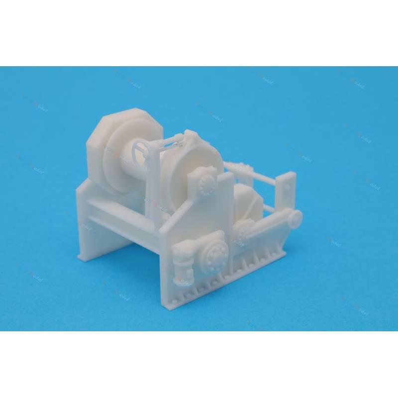 Treuil double 60mm pour modèle réduit de bateau