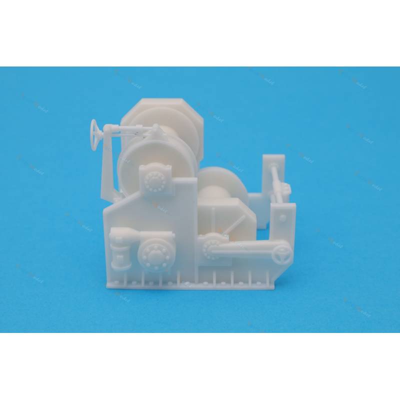 Treuil double 60mm pour modèle réduit de bateau