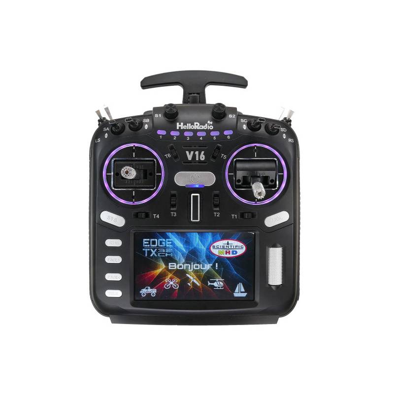 HelloRadio V16 Pro 4 in 1 remote control - 32 channels in mode 1 - HelloRadioSky HR1015