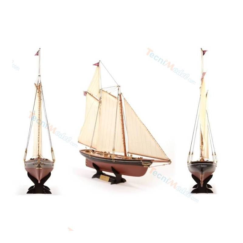 Maquette en bois Goélette America 1/75 - OcCre 12014