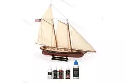 Pack de Peintures pour Goélette America 1/75 OCCRE 90569