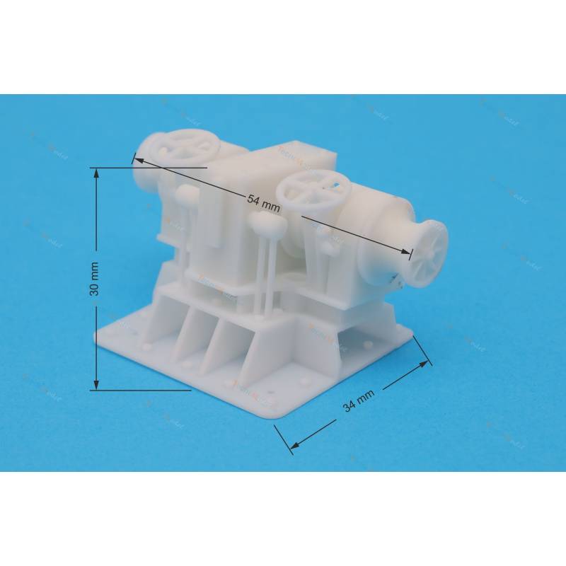 Anchor Windlass 54mm for model boats