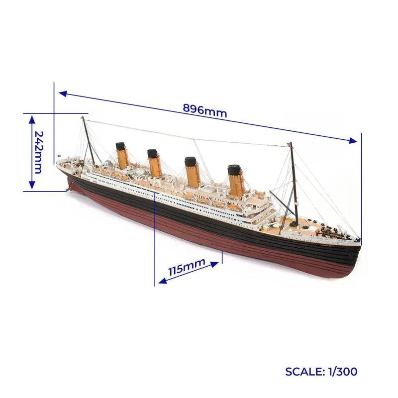 Model of the RMS Titanic - OcCre 14009 - Scale 1/300