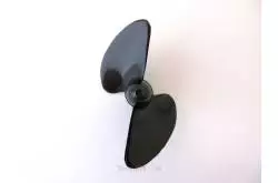 Hélice haute performance bipale 28,5mm M4 à droite en polypropylène