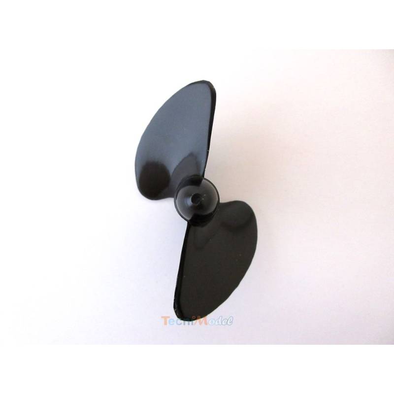 High performance two-blade propeller 28.5mm M4 to the right type X in polypropylene