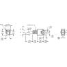 Unipolar miniature lever switch ON-OFF - Donau SKS241A