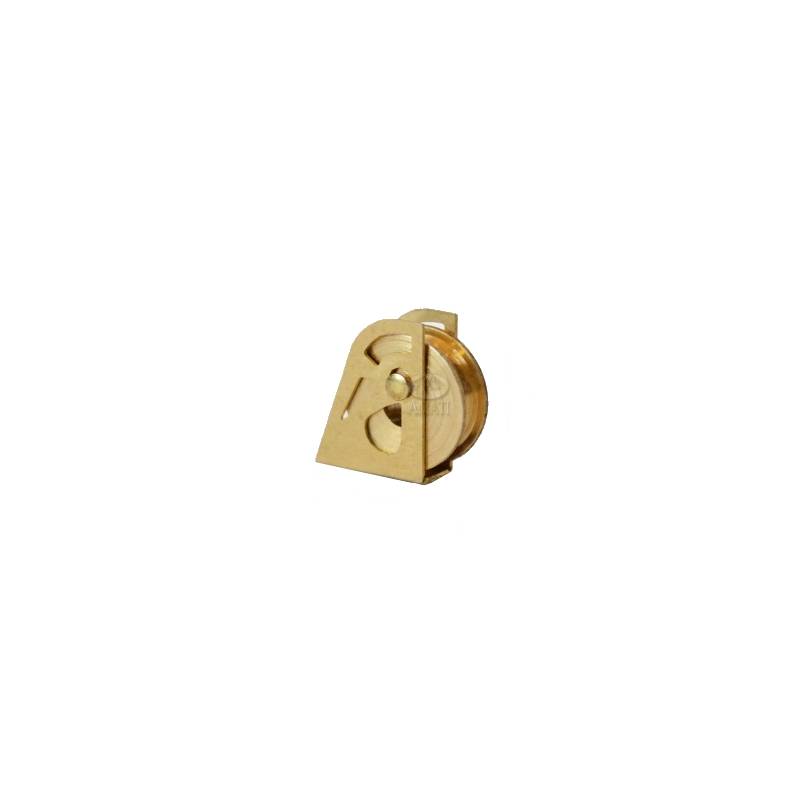 10 Single Ø6mm brass pulleys to assemble - AMATI 4856/10