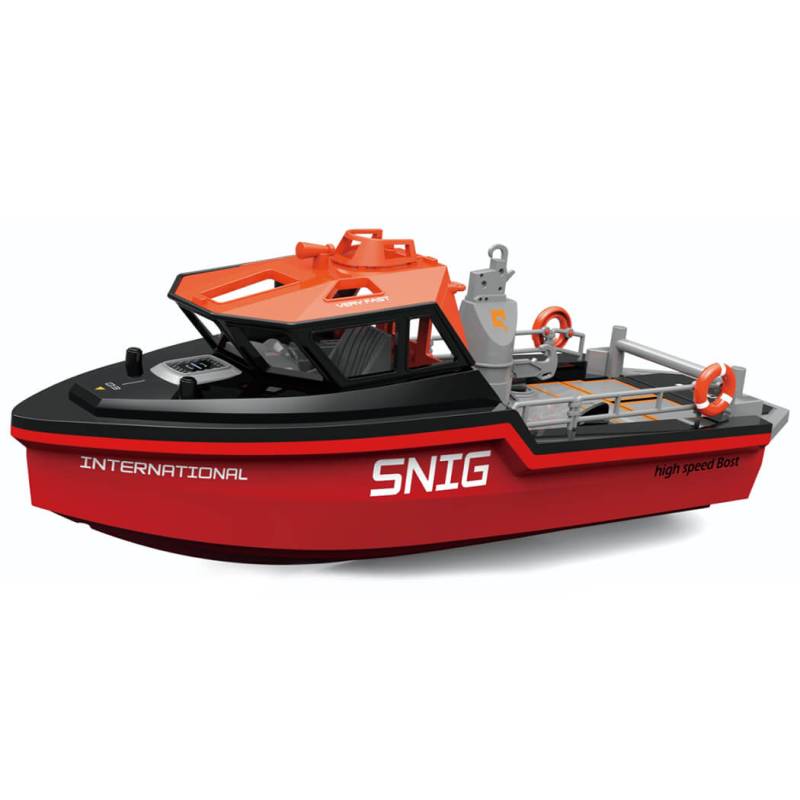 Lifeboats Heng-Long RTR brushless red and black - Heng-Long HL3702B