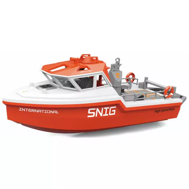 Bateaux sauvetage Heng-Long RTR brushless rouge et Blanc - Heng-Long HL3702W