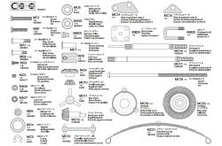 Tamiya C Metal Parts Bag for Scania 770 S 8x4 - Tamiya 9406370