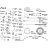 Tamiya C Metal Parts Bag for Scania 770 S 8x4 - Tamiya 9406370