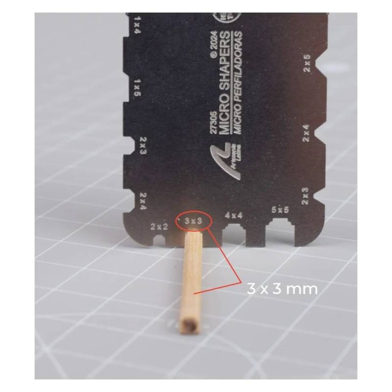 Lot de micro profileuses D - outils de profilage haute qualité - Artesania Latina 27305