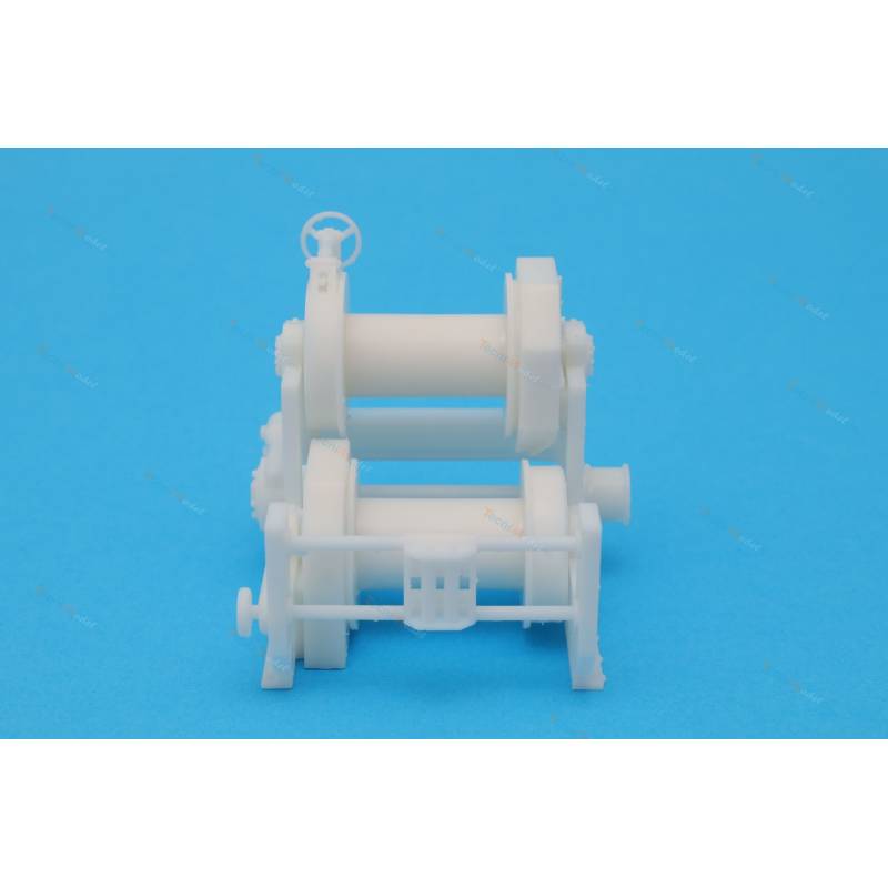 Treuil double 50mm pour modèle réduit de bateau - Tecnimodel ABTM00032