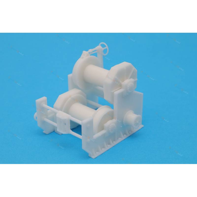 Double Drum Windlass 50mm for model boats - Tecnimodel ABTM00032