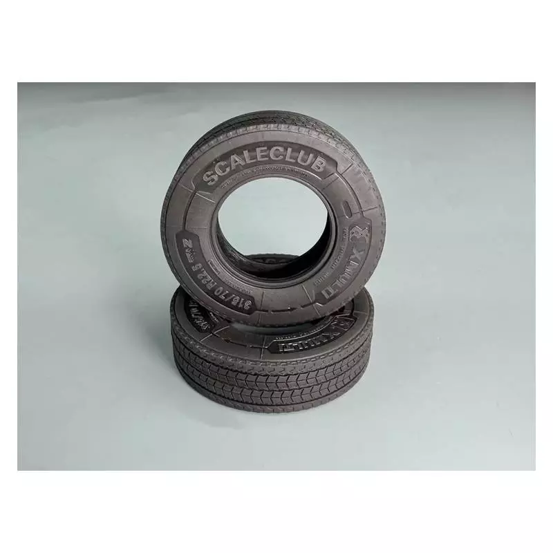 Paire de pneus de largeur standard à profil routier 1/14 - Thicon Models 50545