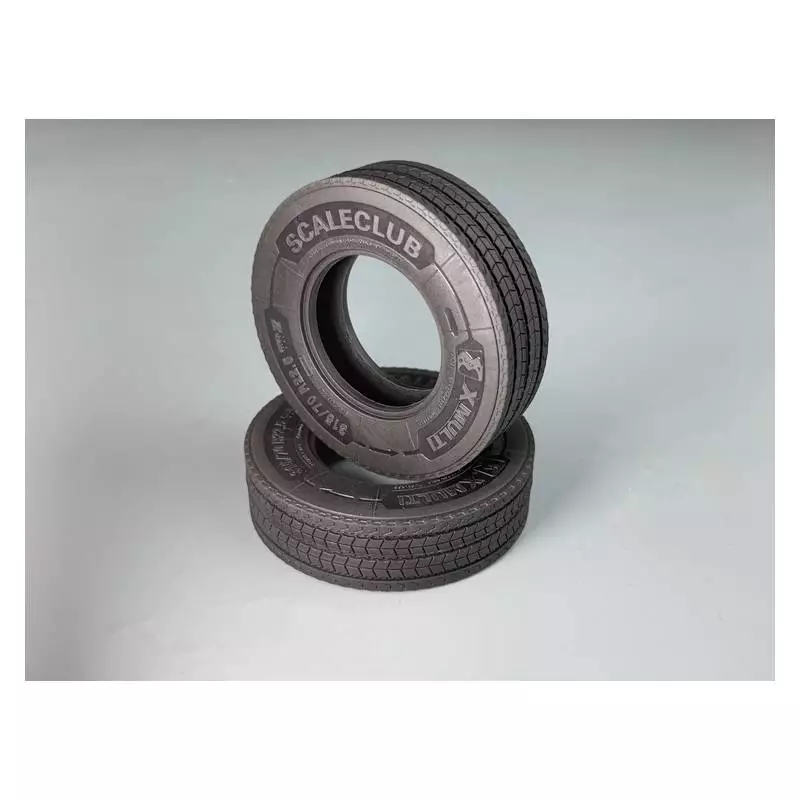 Paire de pneus de largeur standard à profil routier 1/14 - Thicon Models 50545