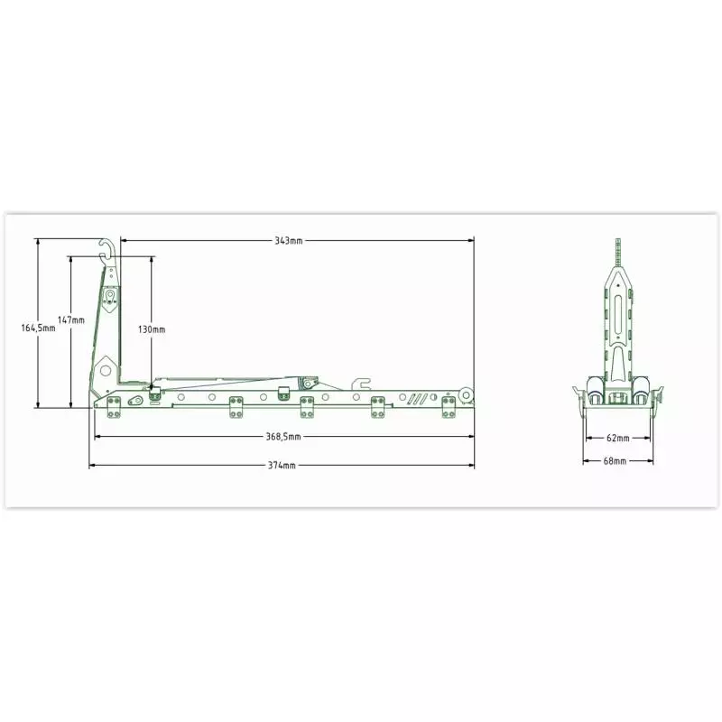 Bras multibenne électrique Scale Parts 1/14 Version 2 - SCALE-PARTS SP-02-01-003-02