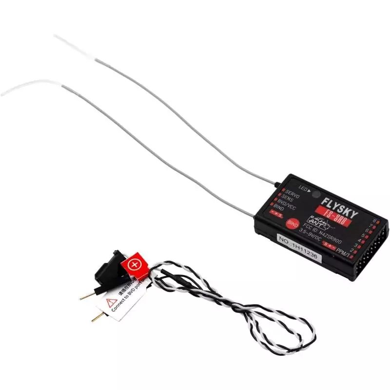 Radio FLYSKY FS-ST8 8 voies Mode 2 + récepteur 8 voies ANT FS-SR8A - FLYSKY FS-ST8