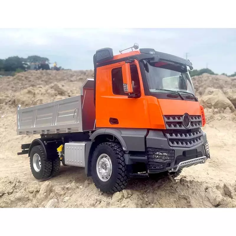 Arocs 4x4 porteur benne électrique RTR 1/14 - Kabolite K5701 Orange