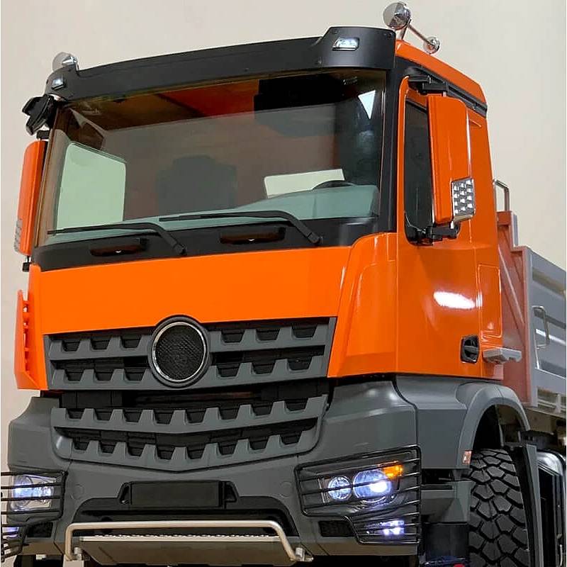 Arocs 4x4 electric tipper RTR 1/14 - Kabolite K5701 Orange