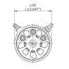 Brushless motor HobbyWing Seaking 4685SL 900KV Black Motor v2 - HobbyWing 30419000