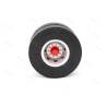 2 Detailed rim inserts with nut-cover hubs for small-diameter trailer wheels from Scale-Parts
