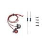Paire de feux de gabarit blanc/rouge Ø8mm pour camion RC 1/14 - Carson 500907806