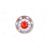 2 Detailed rim inserts with nut-cover hubs for small-diameter trailer wheels from Scale-Parts