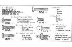 Screw Bag D for King Hauler Tamiya RC Truck - Tamiya 9465445