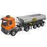 Arocs 4x4 tractor unit with electric tipper semi-trailer RTR 1/14 - Kabolite K5801 Orange