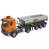 Arocs tracteur 4x4 avec semi-remorque benne électrique RTR 1/14 - Kabolite K5801 Orange