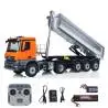 Arocs tracteur 4x4 avec semi-remorque benne électrique RTR 1/14 - Kabolite K5801 Orange
