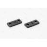 Paire de cales de réhausse de 2mm pour essieu de camion RC 1/14