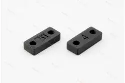 Pair of 4mm spacers for 1/14 scale RC trucks axles