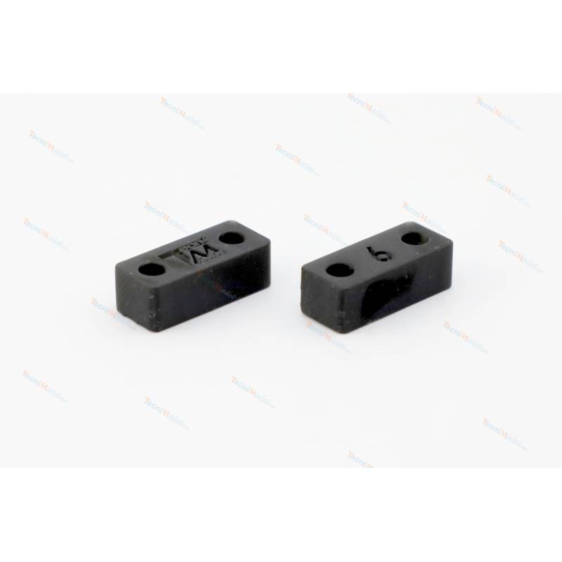 Paire de cales de réhausse de 6mm pour essieu de camion RC 1/14