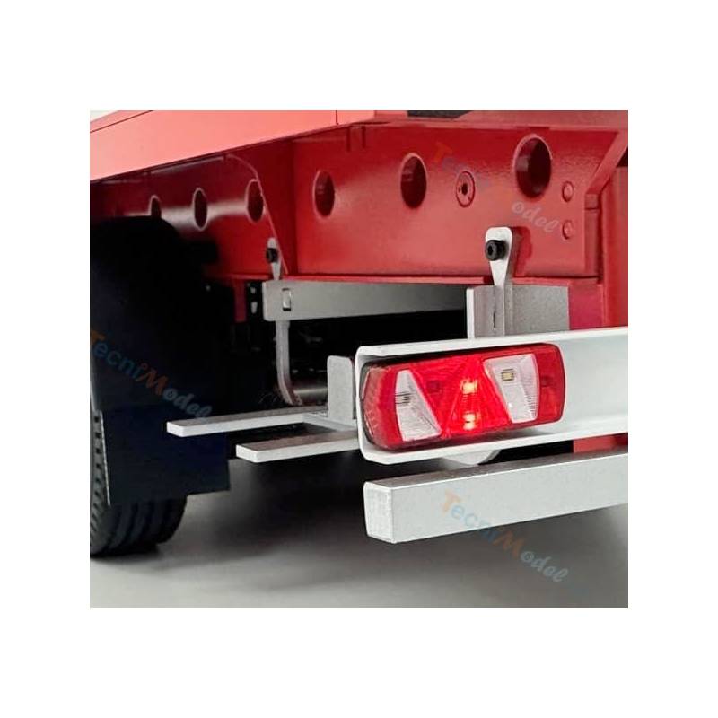 Pair of 5-chamber trailer rear light units with LEDs for 7.2V - 12V - Veroma 191541