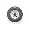 Pair of nut-cover hubs for twin rear wheels on Tamiya 1/14 RC trucks
