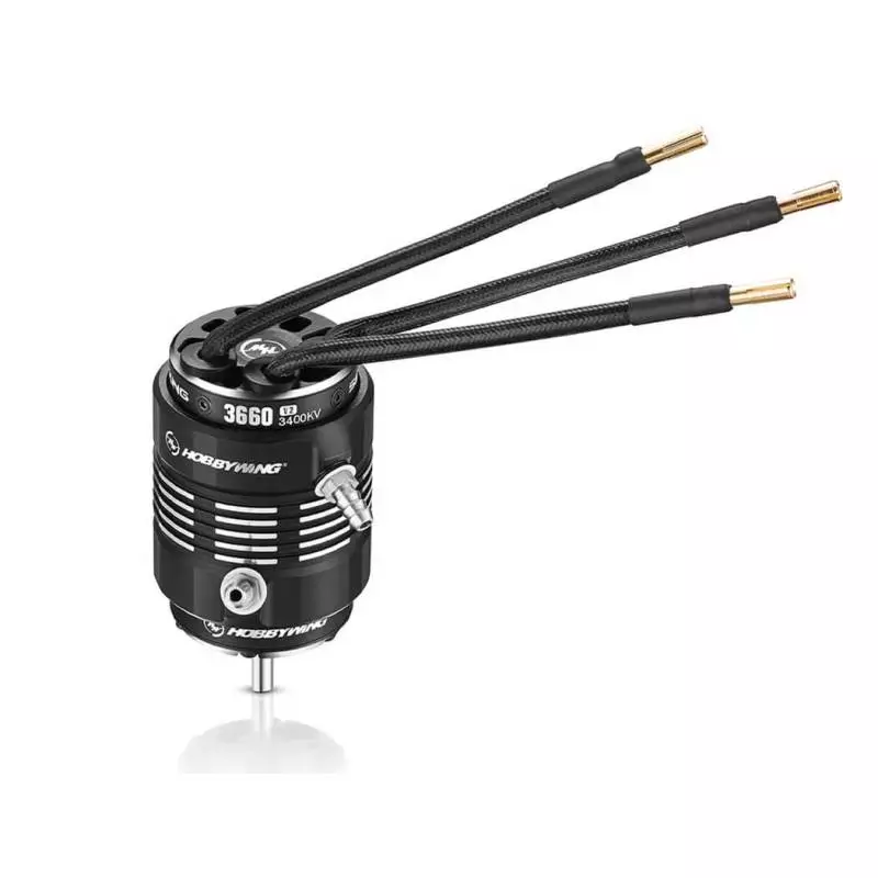 Moteur HobbyWing Seaking 3660SL 3400KV Black Motor V2 - HobbyWing 30419006