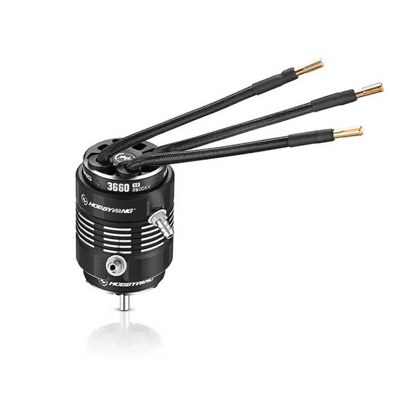 Moteur HobbyWing Seaking 3660SL 2600KV Black Motor V2 - HobbyWing 30419007