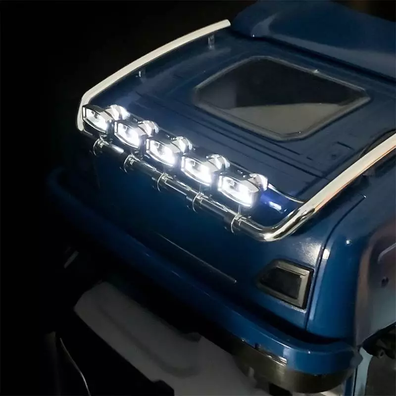 Platines de 5 leds blanches pour rampe de phares haute de Scania 770S Tamiya - Carson 500907804