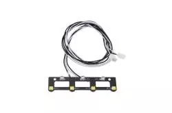 4 white + 3 orange LEDs PCB for the front grill light bar of the Tamiya Scania 770S - Carson 500907802