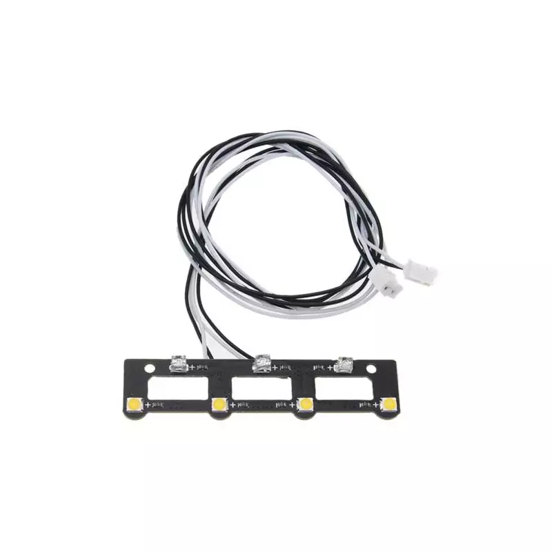 Platines de 4 leds blanches et 3 leds oranges pour rampe de phares basse de Scania 770S Tamiya - Carson 500907802