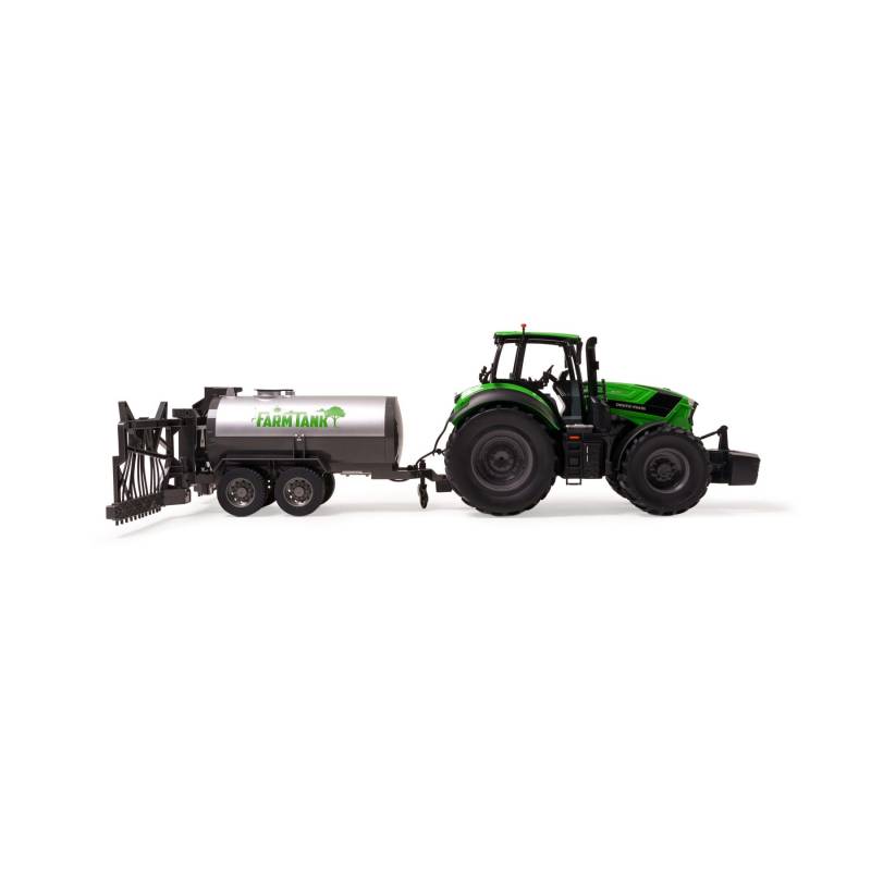 Tracteur Agricole Deutz 8280 TTV avec remorque citerne échelle 1:16 version 100% RTR - Carson 500907706