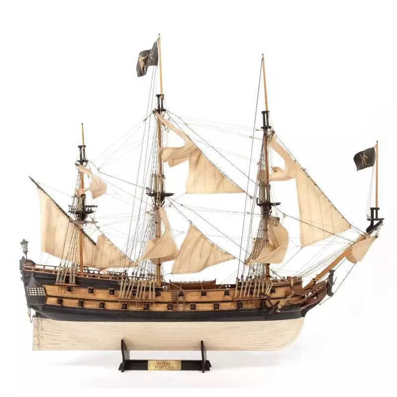 Bateau Pirate Royal Fortune 1/65 de OCCRE - Maquette bois à construire - OCCRE 12015