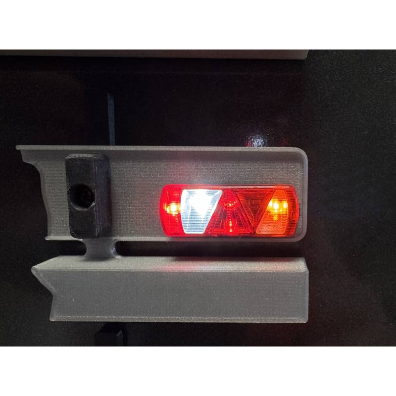 2 Feux arrière 5 chambres avec leds pour remorque 7,2V - 12V - Veroma 191541